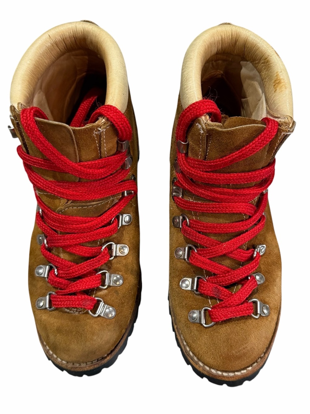 VTG Gallenkamp Hiking Boots Womens 5.5D USA Made Leather Vibram Sole Backpacking